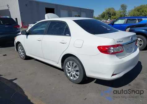 2012 Toyota Corolla Le z USA, uszkodzony, nr VIN 2T1BU4EE8CC869061